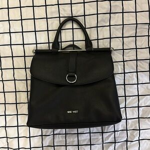 Cute black nine west backpack